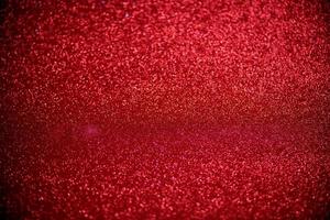 red glitter bokeh lights Blurred abstract background for Valentines, birthday, anniversary, wedding, new year and Christmas photo