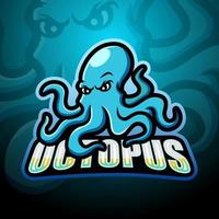 Octopus mascot  design vector