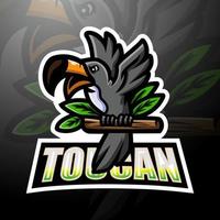 Toucan mascot design vector