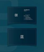 modern business card template - business card vector