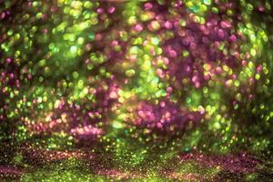 bokeh glitter Colorfull Blurred abstract background for birthday, anniversary, wedding, new year eve or Christmas photo