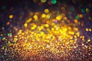 bokeh effect glitter colorful blurred abstract background for birthday, anniversary, wedding, new year eve or Christmas photo