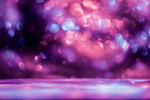 bokeh glitter Colorfull Blurred abstract background for birthday, anniversary, wedding, new year eve or Christmas photo