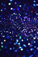 bokeh glitter Colorfull Blurred abstract background for birthday, anniversary, wedding, new year eve or Christmas photo