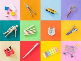 Education, Back to School concept with Colorful background photo