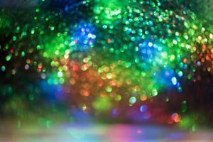 bokeh glitter Colorfull Blurred abstract background for birthday, anniversary, wedding, new year eve or Christmas photo