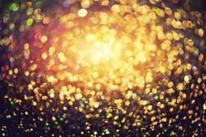 bokeh effect glitter colorful blurred abstract background for birthday, anniversary, wedding, new year eve or Christmas photo