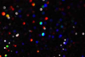 bokeh glitter Colorfull Blurred abstract background for birthday, anniversary, wedding, new year eve or Christmas photo