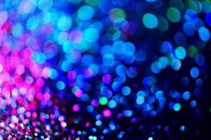 bokeh glitter Colorfull Blurred abstract background for birthday, anniversary, wedding, new year eve or Christmas photo