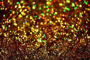 bokeh glitter Colorfull Blurred abstract background for birthday, anniversary, wedding, new year eve or Christmas photo