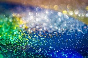 bokeh glitter Colorfull Blurred abstract background for birthday, anniversary, wedding, new year eve or Christmas photo