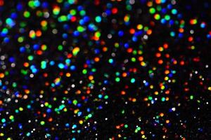 bokeh glitter Colorfull Blurred abstract background for birthday, anniversary, wedding, new year eve or Christmas photo