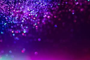 bokeh glitter Colorfull Blurred abstract background for birthday, anniversary, wedding, new year eve or Christmas photo