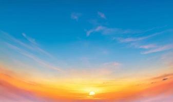 Sunset sky background with transparent clouds Stock Illustration 65172941 PIXTA