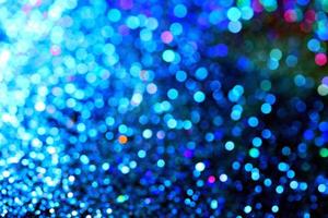 bokeh glitter Colorfull Blurred abstract background for birthday, anniversary, wedding, new year eve or Christmas photo