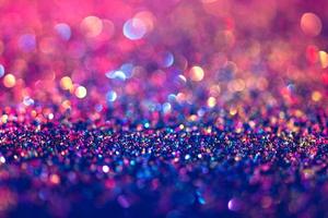 bokeh glitter Colorfull Blurred abstract background for birthday, anniversary, wedding, new year eve or Christmas photo