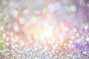 bokeh effect glitter colorful blurred abstract background for birthday, anniversary, wedding, new year eve or Christmas photo