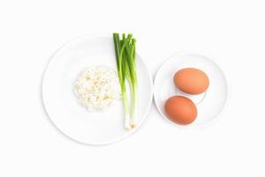 Sun Egg Recipe by His Majesty the King of Thailand, omelets wite rice, Khai Phra Arthit photo