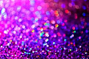 bokeh glitter Colorfull Blurred abstract background for birthday, anniversary, wedding, new year eve or Christmas photo