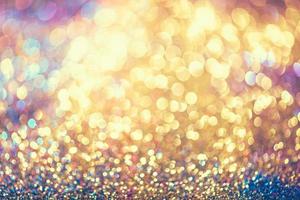 bokeh glitter Colorfull Blurred abstract background for birthday, anniversary, wedding, new year eve or Christmas photo