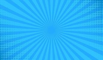 blue halftone comic cartoon background vector