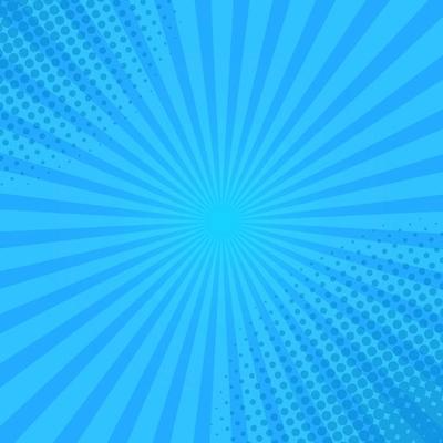 blue halftone comic cartoon background