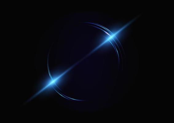 abstract circle light, ring technology background