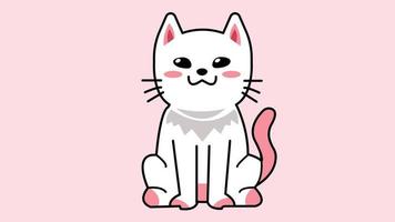 Cartoon Cat Illustration vector