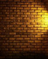 Light shine block brick wall Beautifully arranged texture background. photo