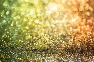 bokeh glitter Colorfull Blurred abstract background for birthday, anniversary, wedding, new year eve or Christmas photo