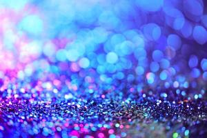 bokeh glitter Colorfull Blurred abstract background for birthday, anniversary, wedding, new year eve or Christmas photo