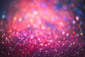 bokeh effect glitter colorful blurred abstract background for birthday, anniversary, wedding, new year eve or Christmas photo