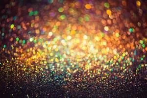 bokeh effect glitter colorful blurred abstract background for birthday, anniversary, wedding, new year eve or Christmas photo