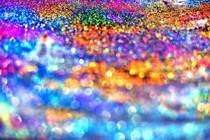 bokeh glitter Colorfull Blurred abstract background for birthday, anniversary, wedding, new year eve or Christmas photo