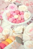 macarons or macaroons dessert sweet beautiful to eat photo