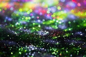 bokeh glitter Colorfull Blurred abstract background for birthday, anniversary, wedding, new year eve or Christmas photo