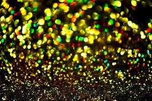 bokeh glitter Colorfull Blurred abstract background for birthday, anniversary, wedding, new year eve or Christmas photo