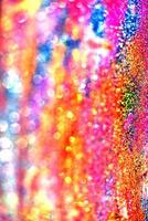 bokeh glitter Colorfull Blurred abstract background for birthday, anniversary, wedding, new year eve or Christmas photo