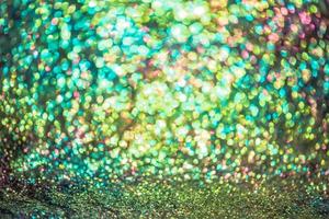 bokeh glitter Colorfull Blurred abstract background for birthday, anniversary, wedding, new year eve or Christmas photo