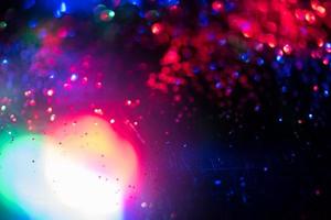 bokeh glitter Colorfull Blurred abstract background for birthday, anniversary, wedding, new year eve or Christmas photo