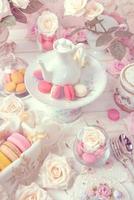 macarons or macaroons dessert sweet beautiful to eat photo