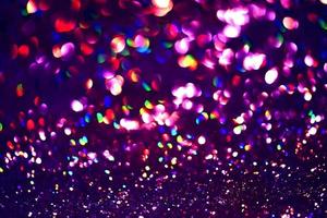 bokeh glitter Colorfull Blurred abstract background for birthday, anniversary, wedding, new year eve or Christmas photo