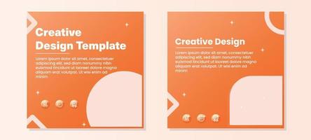 For company identification, branding, social media advertising, and promotion, create creative covers, layouts, or posters in a modern minimal style. Template for a modern cover design with colorful vector