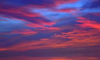 The sky with cloud beautiful Sunset background photo