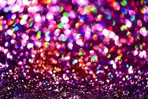 bokeh glitter Colorfull Blurred abstract background for birthday, anniversary, wedding, new year eve or Christmas photo