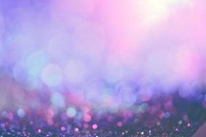 bokeh glitter Colorfull Blurred abstract background for birthday, anniversary, wedding, new year eve or Christmas photo