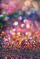 bokeh glitter Colorfull Blurred abstract background for birthday, anniversary, wedding, new year eve or Christmas photo