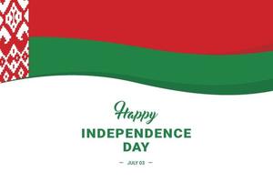 día de la independencia de bielorrusia vector