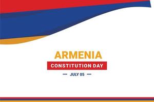 Armenia Constitution Day vector