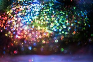 bokeh glitter Colorfull Blurred abstract background for birthday, anniversary, wedding, new year eve or Christmas photo